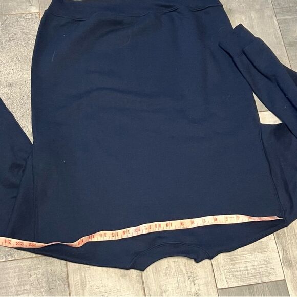 United Soccer Shield Logo Navy Blue White Crew Neck Sweatshirt M - Picture 7 of 7